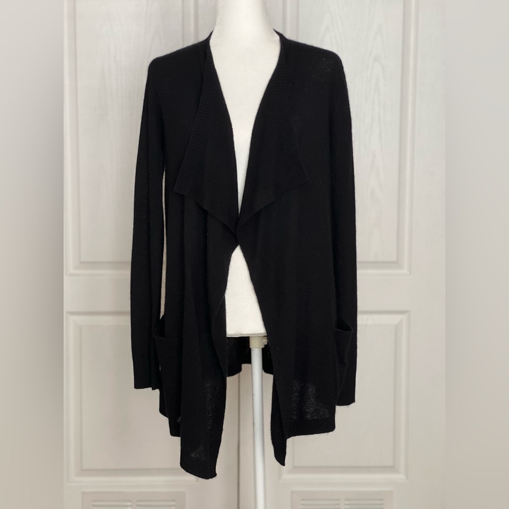 Diane von Furstenberg 100% cashmere open front Cardigan Sweater SZ Small